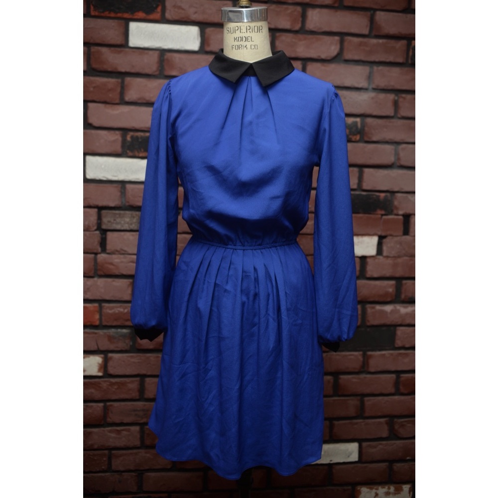 Skater Dress With Peter Pan Collar